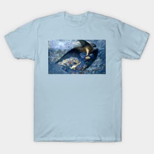 Night, With Her Train of Stars - Edward Robert Hughes T-Shirt